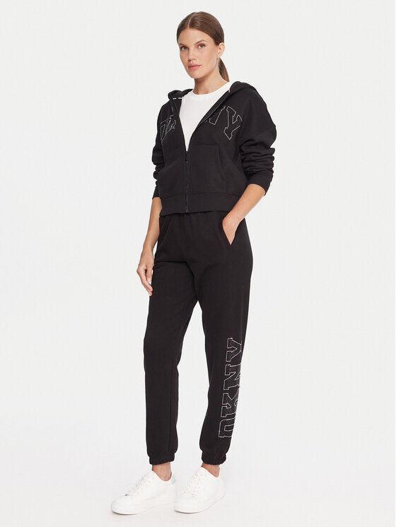 DKNY Sport DKNY Sport Bluza DP5J9670 Czarny Regular Fit