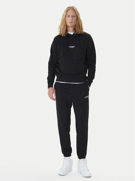 Jack & Jones Jack & Jones Tepláková souprava Soho 12288673 Černá Relaxed Fit