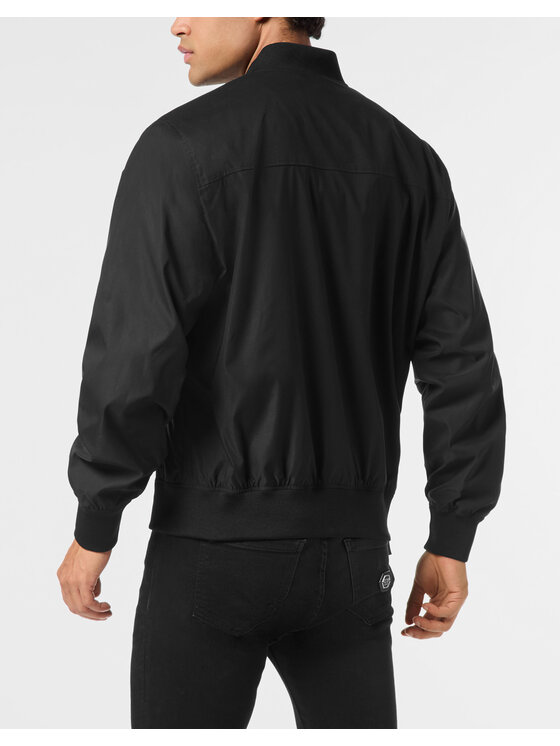 PHILIPP PLEIN PHILIPP PLEIN Kurtka bomber 25595 Czarny Regular Fit