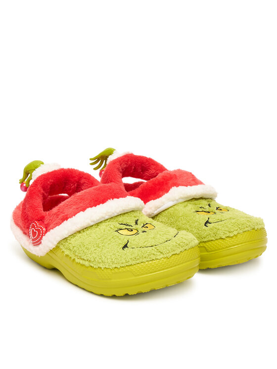 Crocs Crocs Papucs Classic Lined Clog 211688 Zöld