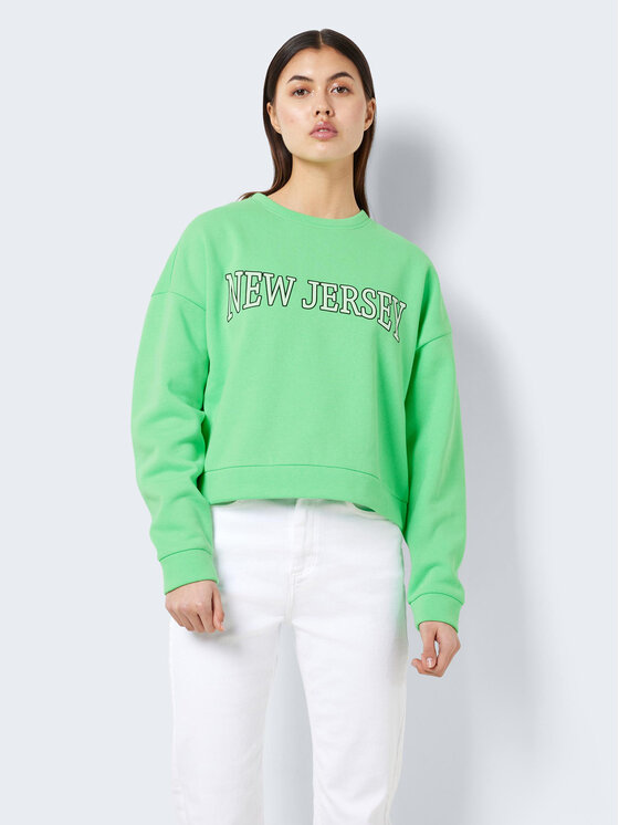 Noisy May Noisy May Суитшърт Arya 27027539 Зелен Loose Fit