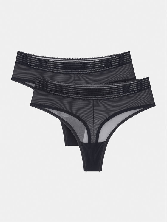 Triumph 2 stringu pāru komplekts Tempting Sheer 10218590 Melns