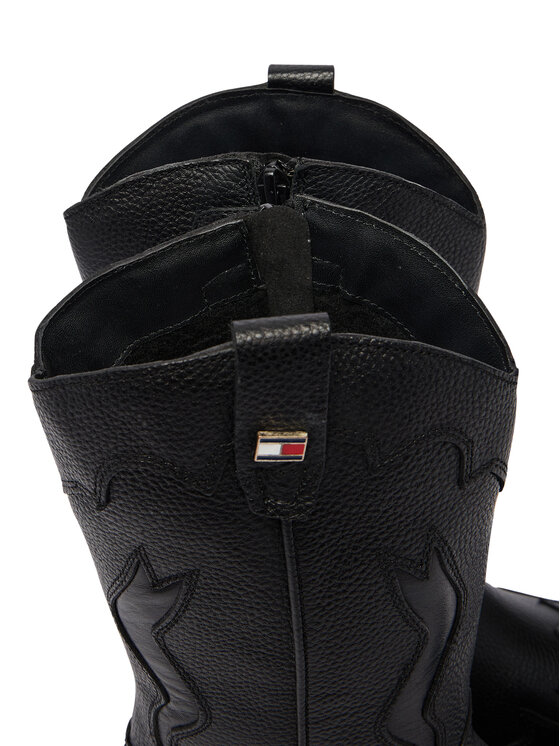 Tommy Hilfiger Tommy Hilfiger Kowbojki T3A6-35193-0036 Czarny
