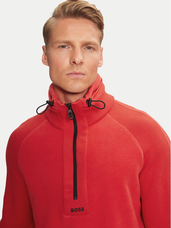 BOSS Boss Sweter Zartic 50523167 Czerwony Regular Fit