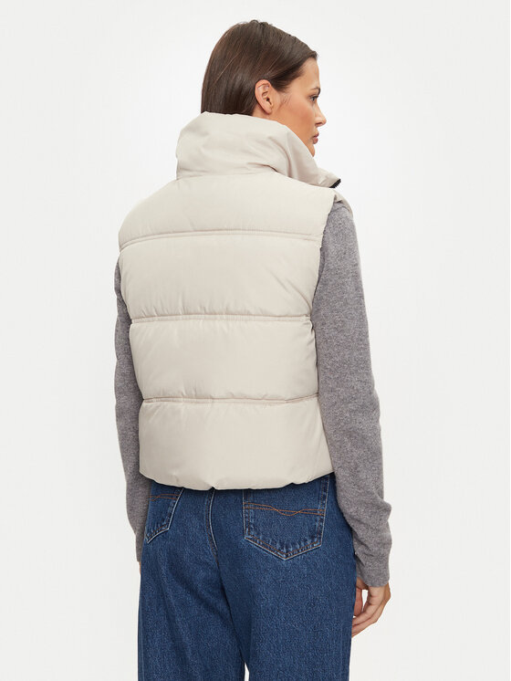 Vero Moda Vero Moda Bezrękawnik Klea 10293918 Écru Regular Fit
