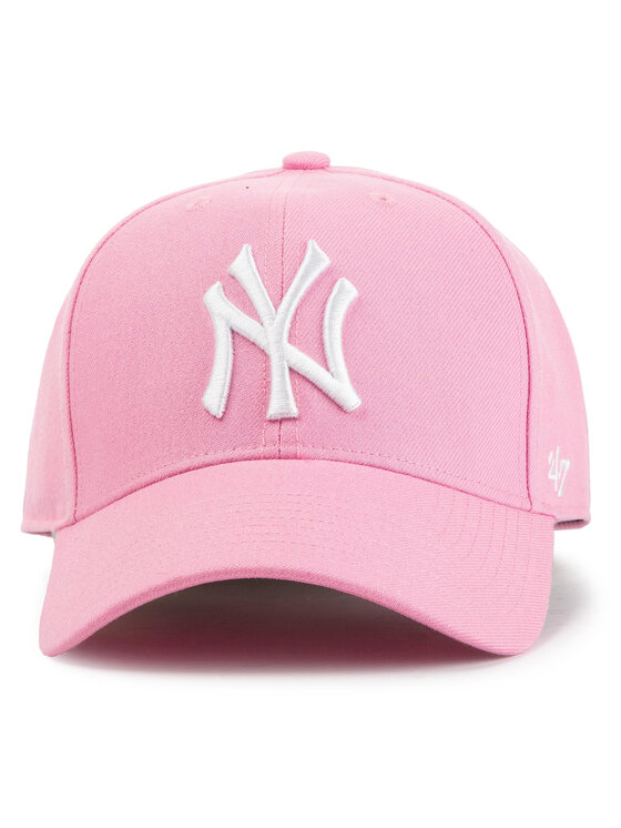 47 Brand 47 Brand Шапка с козирка New York Yankees B-MVPSP17WBP-RS Розов