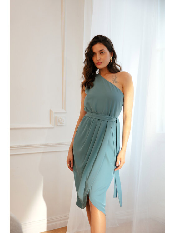 Makover Makover Vestito da giorno K160 Blu Regular Fit