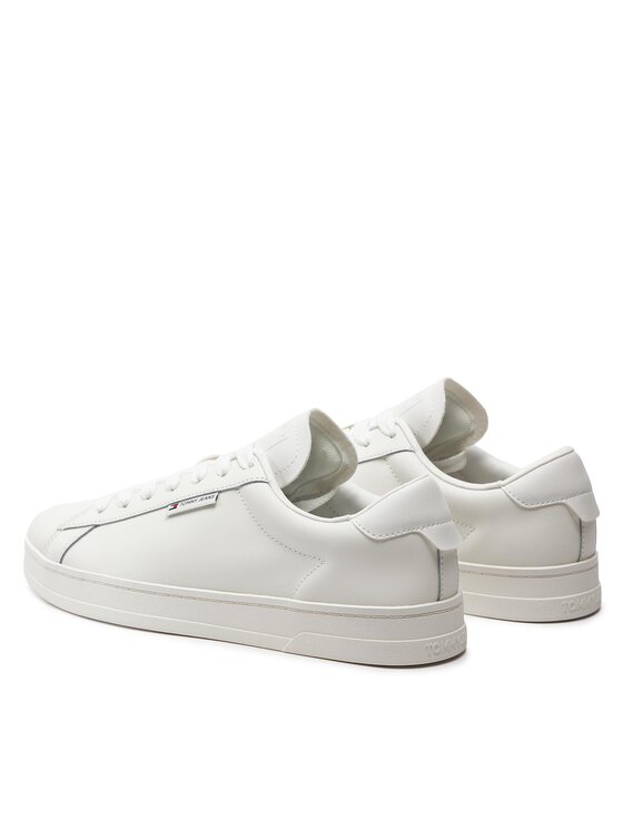 Tommy Jeans Tommy Jeans Tenisice Tjm Leather Low Cupsole EM0EM01374 Écru