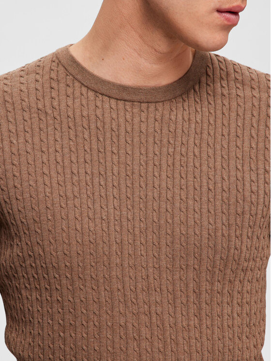 Selected Homme Selected Homme Džemperis 16090606 Brūns Regular Fit