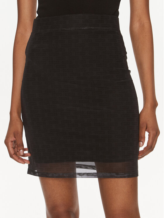 HUGO Hugo Mini sukně Nadeen_B 50513471 Černá Slim Fit