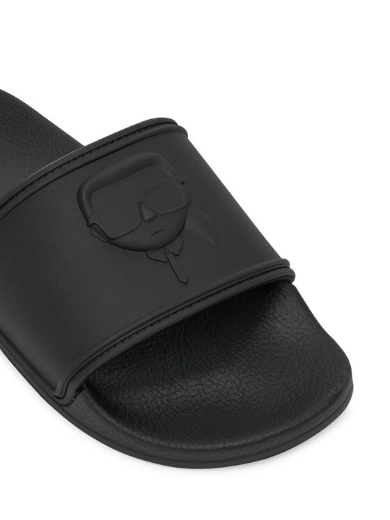KARL LAGERFELD KARL LAGERFELD Παντόφλες Kondo 2.0 KL80919M Μαύρο