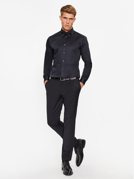 Boss Boss Košile H-Hank-Tux3-231 50503261 Černá Slim Fit
