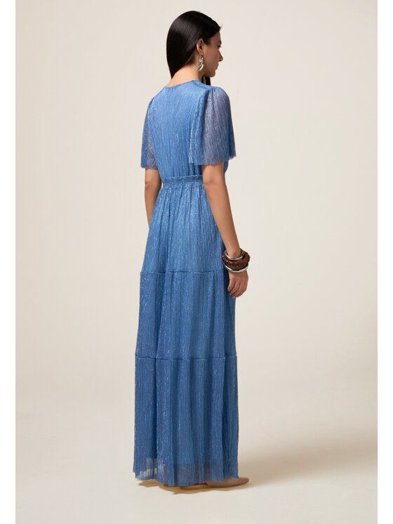 Oltre Oltre Vestito elegante 7025J100867N009 Turchese A-Line Fit