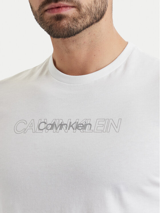 Calvin Klein Calvin Klein T-Shirt LV04LH802G Biały Regular Fit
