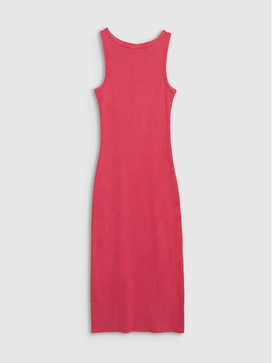 4F 4F Vestito di maglia 4FRSS25TDREF180-54S Rosa Slim Fit