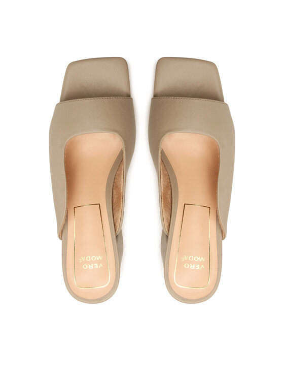 Vero Moda Vero Moda Klapki Stria 10287032 Brązowy