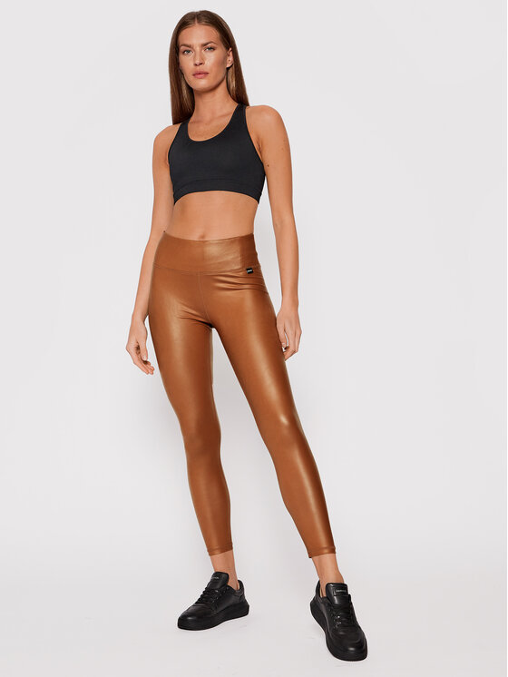 Leggings DP1P2096 Marrone Slim Fit
