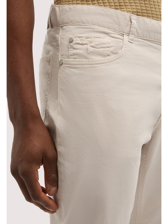 Trussardi Trussardi Pantaloni di tessuto P701H104862N011 Bianco Regular Fit