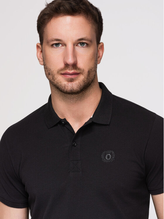 Ombre Ombre Polo OM-POBS-0171 Kolorowy Regular Fit