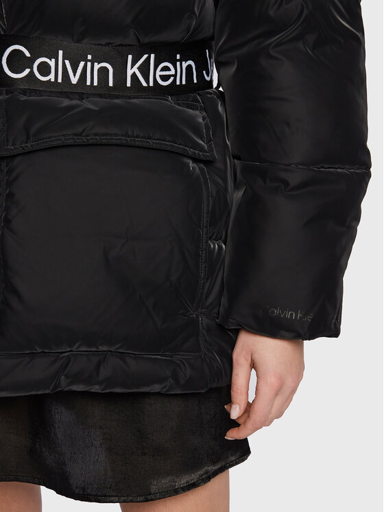 Calvin Klein Jeans Calvin Klein Jeans Μπουφάν χειμωνιάτικο J20J219845 Μαύρο Oversize