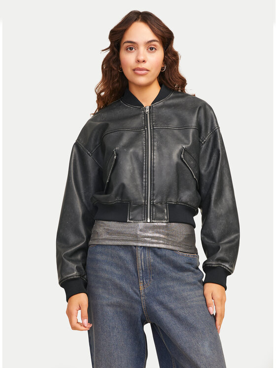 JJXX JJXX Műbőr dzseki Tora 12262126 Fekete Regular Fit