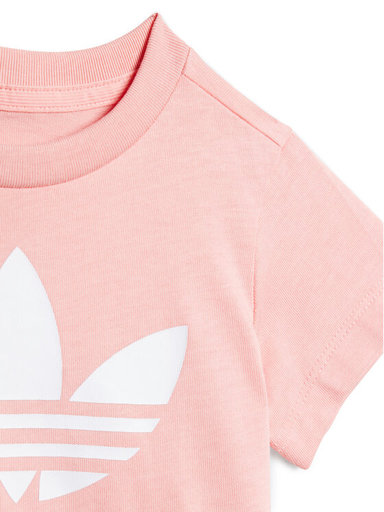 adidas adidas Sada T-shirt a šortky JC6580 Růžová Regular Fit