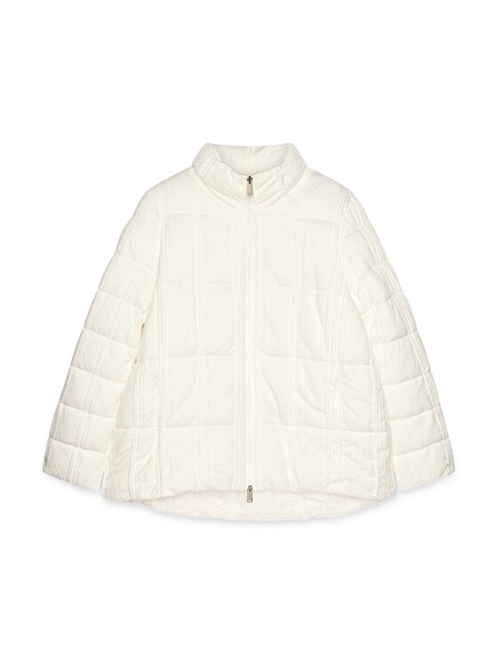 Fiorella Rubino Fiorella Rubino Giubbotto piumino F479T001380N011 Bianco A-Line Fit