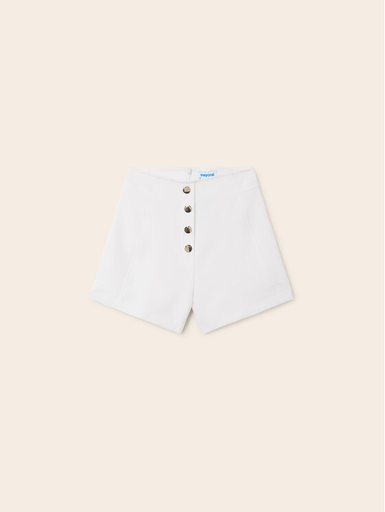 Mayoral Mayoral Pantalon scurți din material 6235 Alb