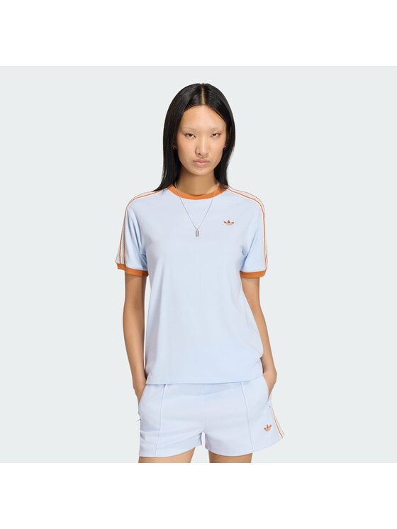 adidas adidas T-Shirt 165058 Niebieski jasny Regular Fit