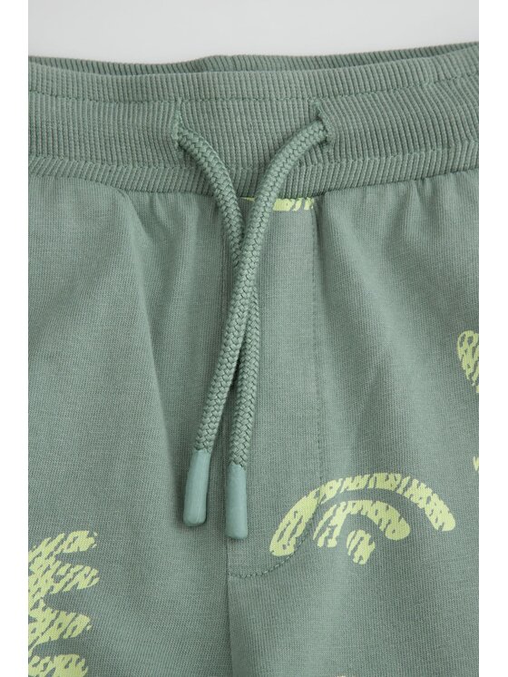 Coccodrillo Coccodrillo Szorty materiałowe WC6121502TBK-011 Zielony Regular Fit