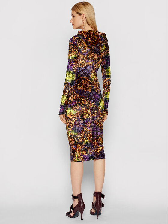 Versace Jeans Couture Versace Jeans Couture Плетена рокля 71HAO927 Цветен Regular Fit