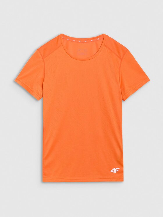 4F 4F Funkčné tričko 4FWSS25TFTSF1265-70S Oranžová Regular Fit