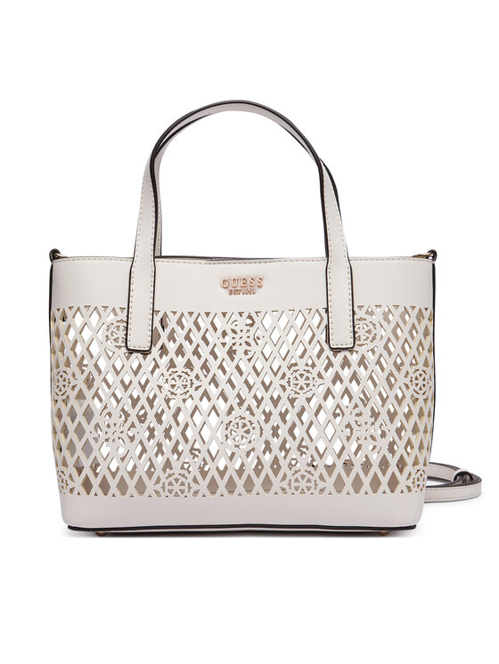 Guess Guess Torebka Letty Mini HWPG99 11750 Biały