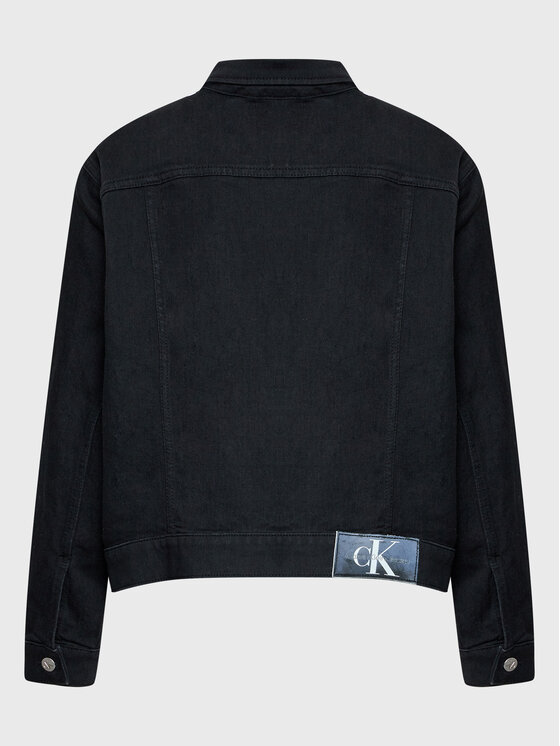 Calvin Klein Jeans Plus Calvin Klein Jeans Plus Jeansjacke J20J219352 Schwarz Regular Fit