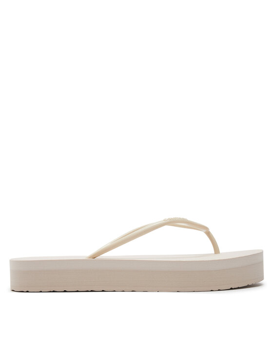 Calvin Klein Calvin Klein Varbavahesandaalid Flatform Ff Deboss Logo Tpu HW0HW01977 Beež