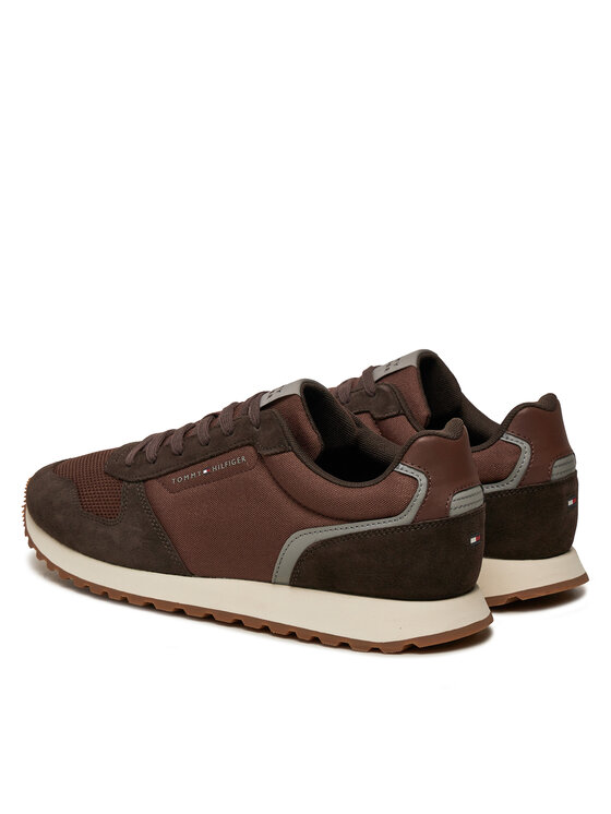 Tommy Hilfiger Tommy Hilfiger Superge New Runner Eva Trainers FM0FM05454 Rjava