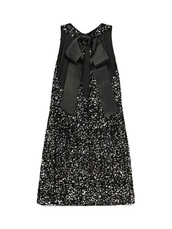 Vero Moda Vero Moda Koktejlové šaty Bella 10335720 Černá Slim Fit