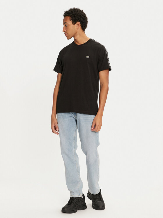 Lacoste Lacoste Футболка TH7404 Чорний Regular Fit