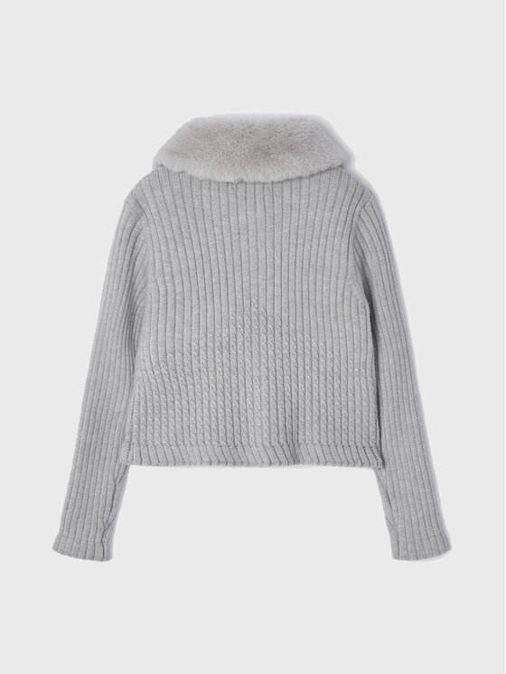 Cardigan 4309 Grigio Regular Fit