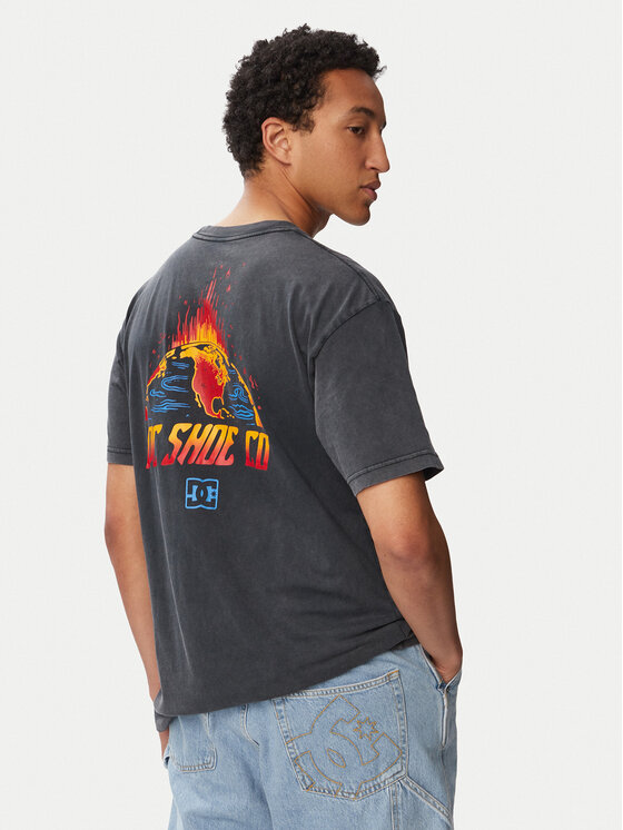 DC Shoes DC Shoes Tričko Free Fall ADYZT05466 Čierna Regular Fit