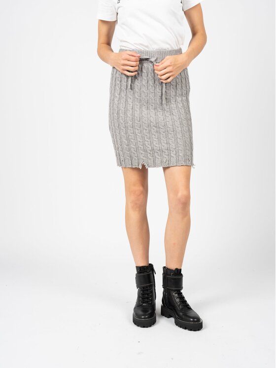 PINKO PINKO Sukně 1G1671 Y79B | Giafin Šedá Slim Fit