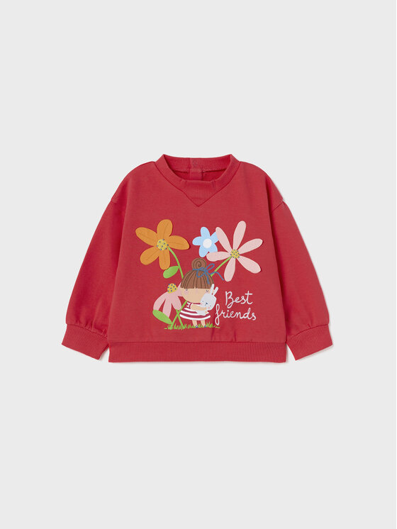 Dziewczęca Bluza Mayoral, Rozmiar 12M, Czerwona, 1406