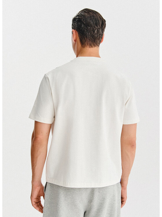 Pako Lorente Pako Lorente T-Shirt U25WB-TT-001 Biały Oversize