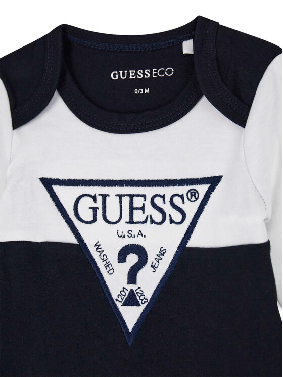 Guess Guess Комплект боди и панталон H6YG04 4K4125 Черен
