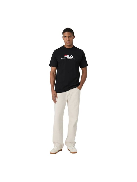 Fila Fila T-shirt Valsera Regular Logo T-shirt Nero Regular Fit