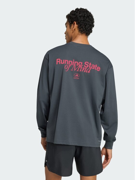 adidas adidas Longsleeve 167641 Szary Loose Fit