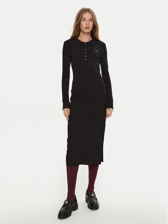 Calvin Klein Jeans Rochie tricotată Femei, Mărimea: XS, Negru, J20J224456