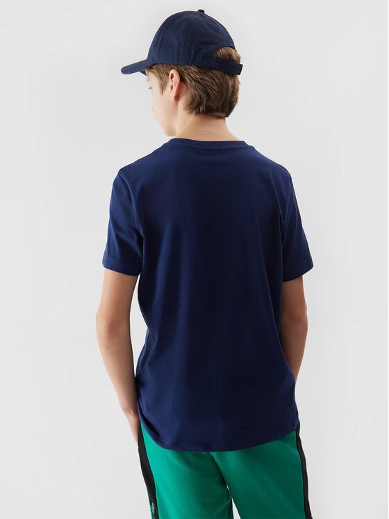 4F 4F T-shirt 4FJWSS24 TTSHM1114 31S GRANAT 134 Blu Regular Fit