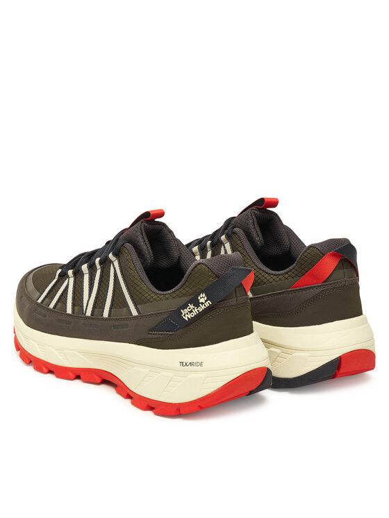 Jack Wolfskin Jack Wolfskin Matkajalatsid Wild Hike Texapore Low M A65577 Khakivärviline
