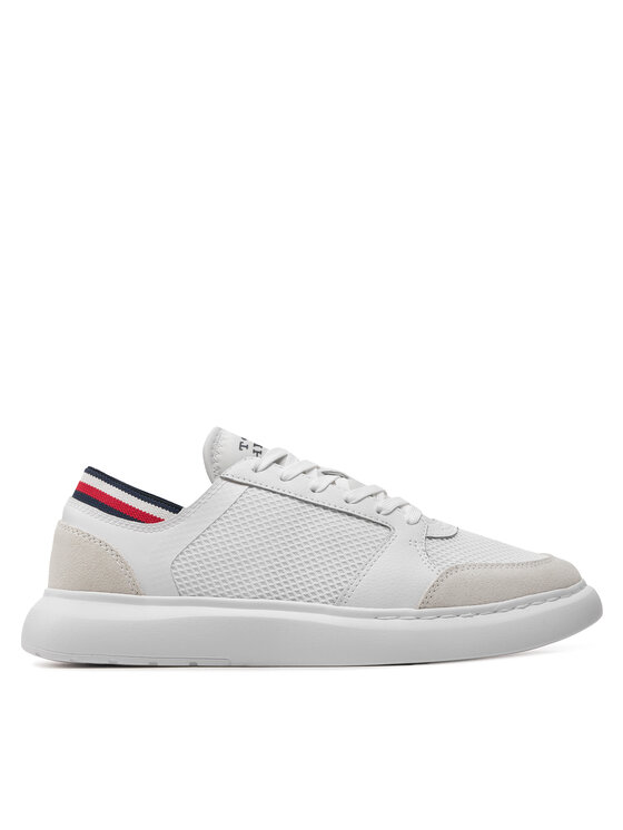 Sneakers Tommy Hilfiger Lightweight Cup Seasonal Mix FM0FM04961 Alb